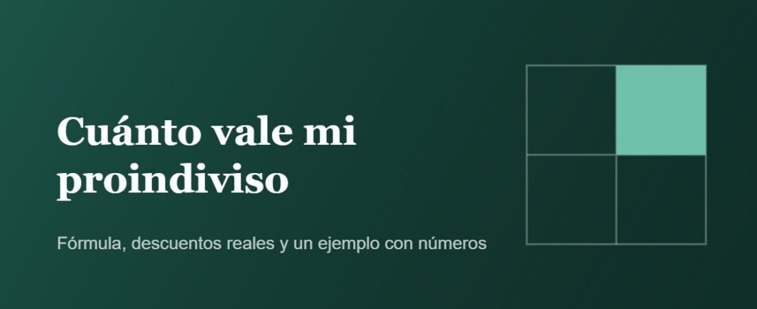 Cuánto vale mi proindiviso